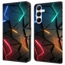 A-One Brand - Galaxy A17 5G Plånboksfodral Pattern Printing - Light Cracks