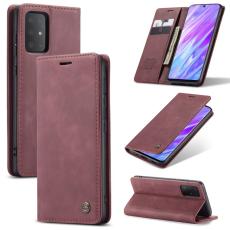 Caseme - CASEME Business Pl&aring;nboksfodral Konstl&auml;der f&ouml;r Samsung Galaxy S20 Ultra - R&ouml;d
