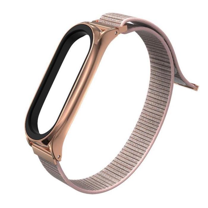 UTGATT - Xiaomi Mi Smart Band 7 Strap Nylon - Rose Guld