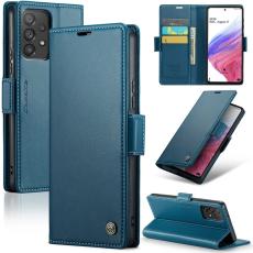 Caseme - CASEME Pl&aring;nboksfodral Konstl&auml;der f&ouml;r Samsung Galaxy A53 5G - Bl&aring;