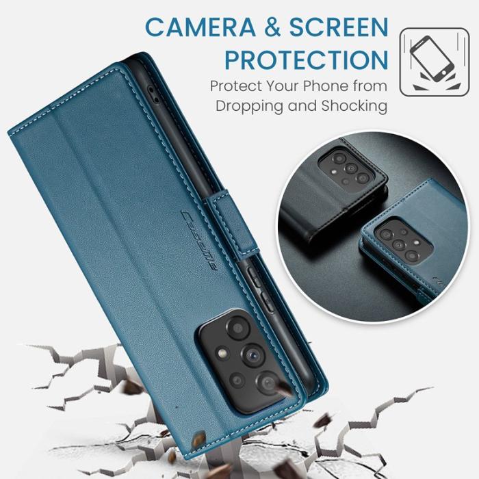 Caseme - CASEME Plånboksfodral Konstläder för Samsung Galaxy A53 5G - Blå