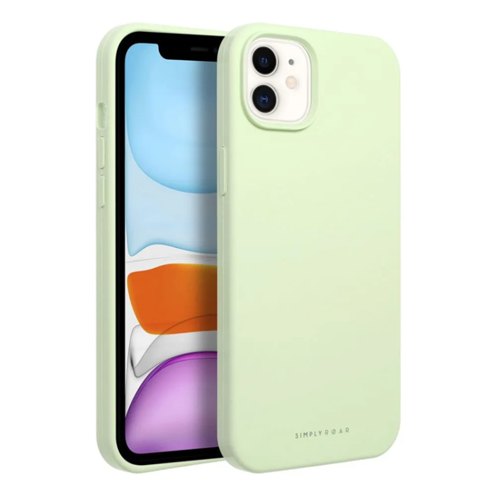 Roar - Roar iPhone 11 Mobilskal Roar Cloud Skin - Ljusgrön