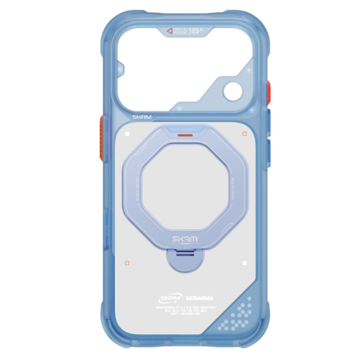 Skinarma - Skinarma Mobilskal För iPhone 18 Pro/17 Pro Magsafe Saturn - Blå