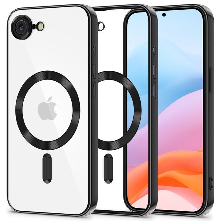 Tech-Protect iPhone 16e Mobilskal Magsafe Magflex - Shiny Svart | 2353 | AlltMobil