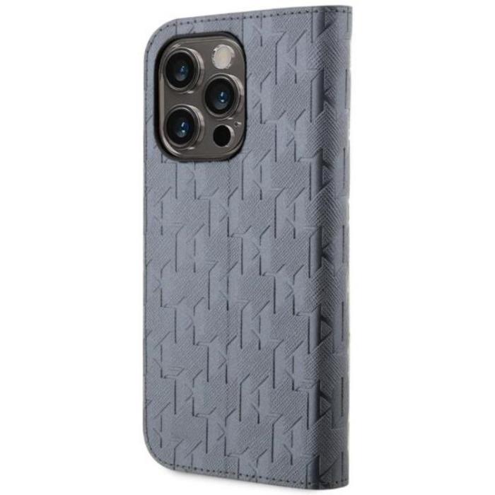 KARL LAGERFELD - Karl Lagerfeld iPhone 14 Pro Plånboksfodral Saffiano Monogram