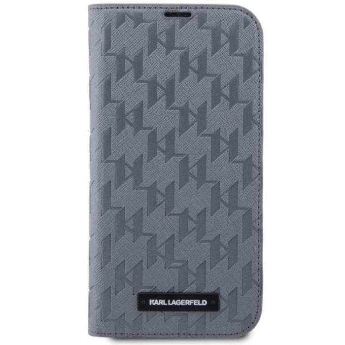 KARL LAGERFELD - Karl Lagerfeld iPhone 14 Pro Plånboksfodral Saffiano Monogram