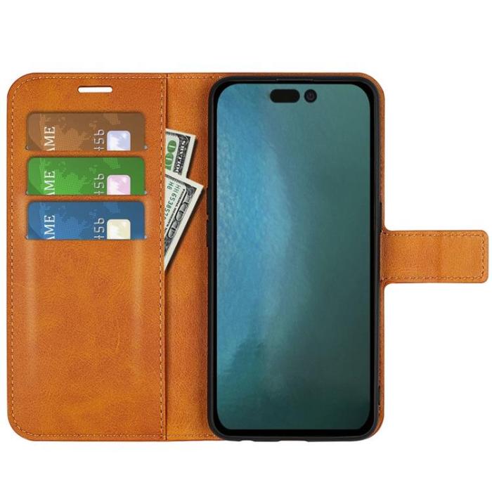 OEM - Flip Folio iPhone 14 Plus Plånboksfodral - Gul