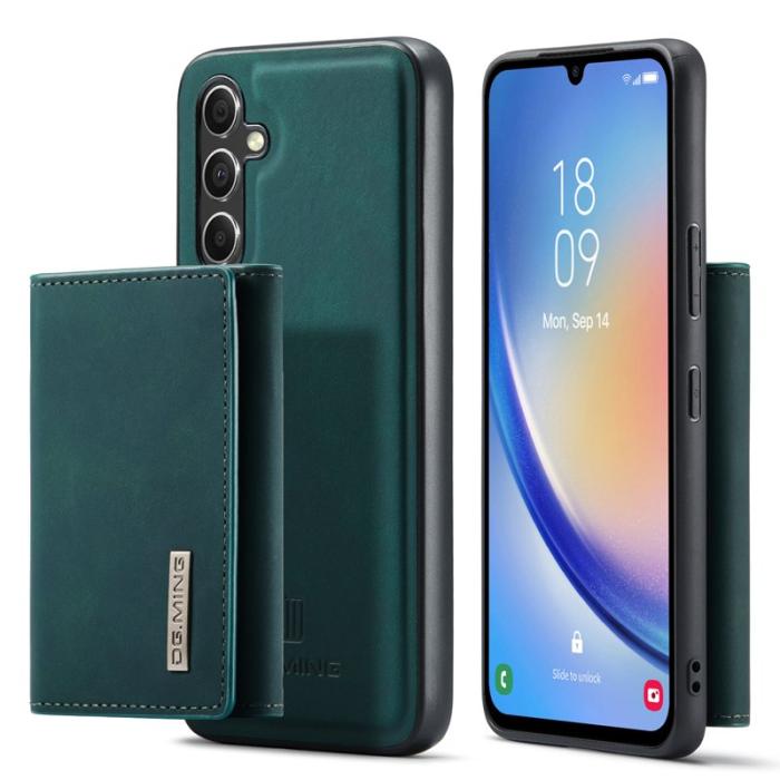 DG.MING - DG.MING Samsung Galaxy A34 5G Konstläder Plånboksfodral Grön