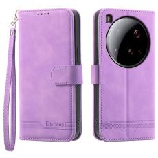 DIERFENG - DIERFENG DF-03 f&ouml;r Xiaomi 15 Ultra Pl&aring;nboksfodral Konstl&auml;der - Lila