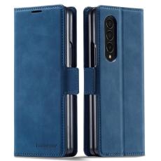 FORWENW - FORWENW Samsung Galaxy Z Fold3 5G Pl&aring;nboksfodral Konstl&auml;der - Bl&aring;