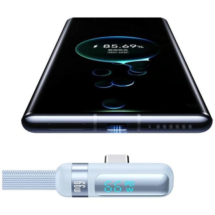 USAMS - USAMS USB-A till USB-C Kabel 120cm US-SJ651