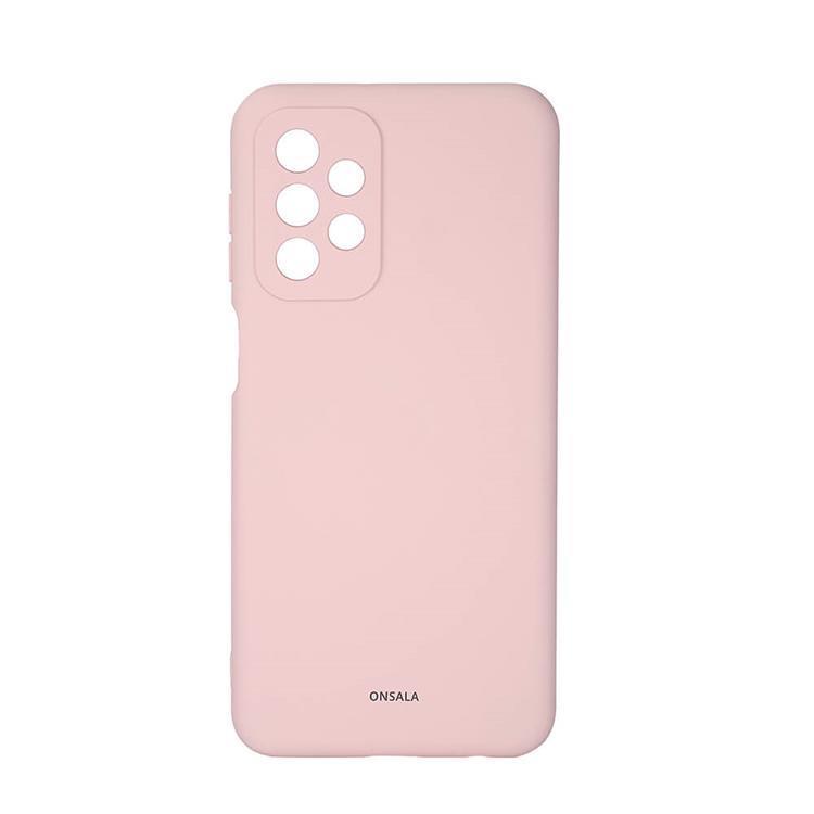 ONSALA Galaxy A23 4G/5G Skal Silikon - Chalk Rosa | 2353 | AlltMobil
