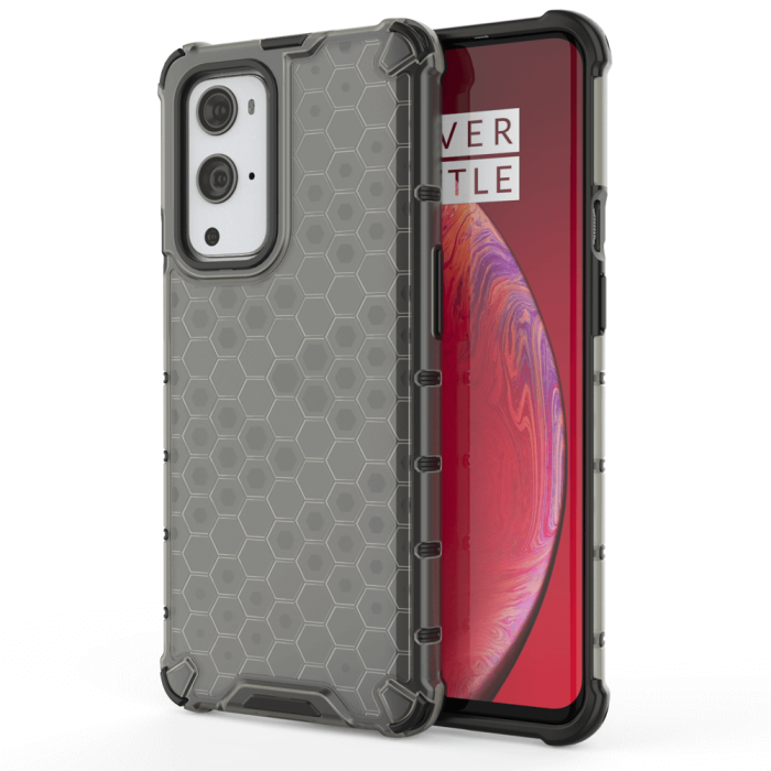 UTGATT1 - Honeycomb Armor Skal till OnePlus 9 Pro - Svart