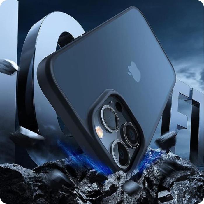 Tech-Protect - Tech-Protect iPhone 15 Pro Mobilskal Magmat - Matte Navy