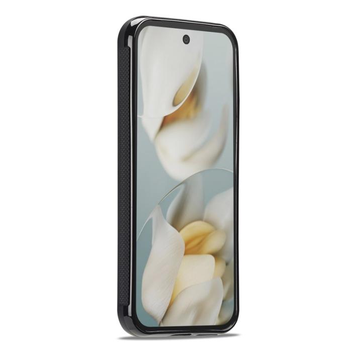 LC.imeeke - LC.IMEEKE L5 Google Pixel 9a Fodral KonstLäder - Svart