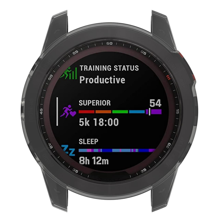 A-One Brand - Garmin Fenix 7X Skal Silikon - Svart