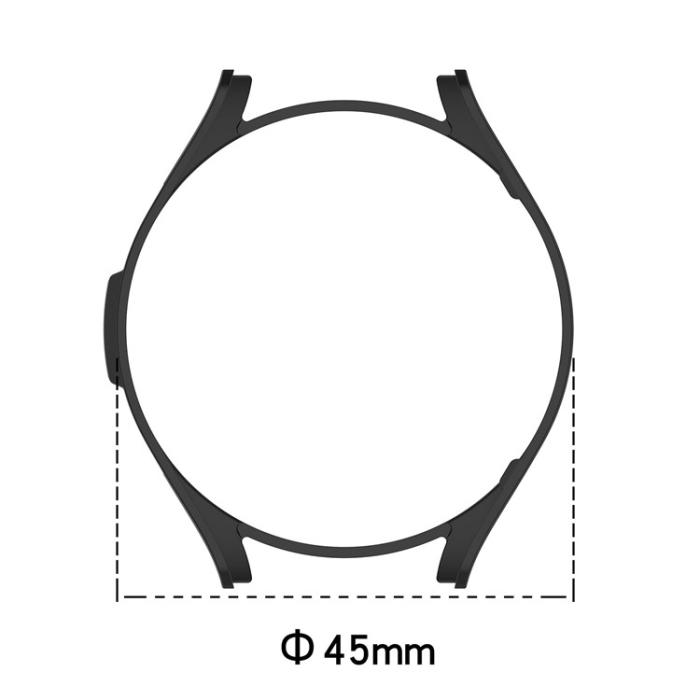OEM - Galaxy Watch 6 Classic (43mm) Skal Hollowed-out - Svart