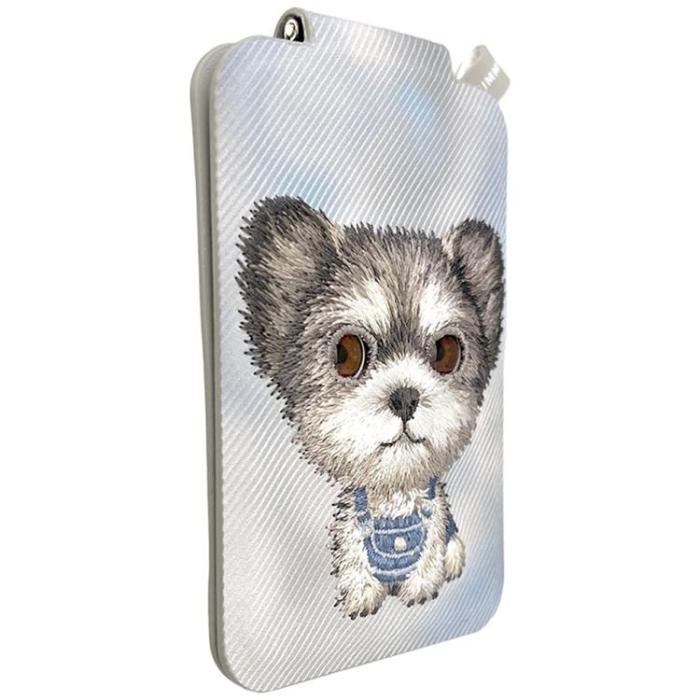 NIMMY - Nimmy MagSafe Korthållare och Mobilställ Big-Eye Cute Pets 2.0 Dog - Grå