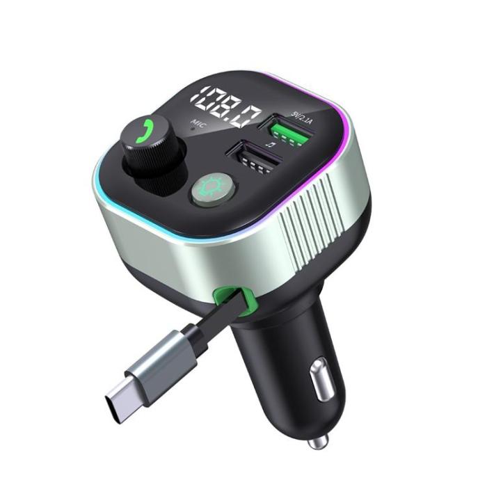 OEM - Billaddare 65W Snabbladdningsadapter med Bluetooth-Kompatibel MP3-Spelare GZ11
