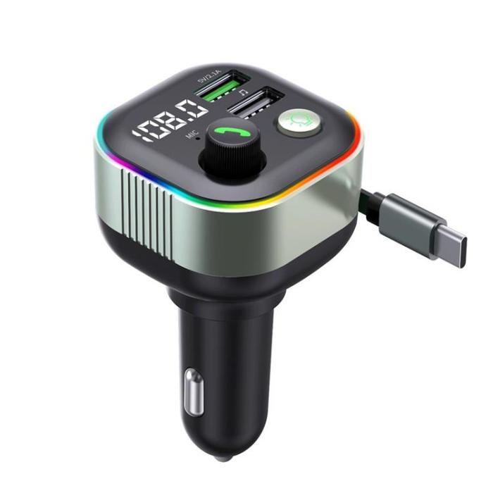 OEM - Billaddare 65W Snabbladdningsadapter med Bluetooth-Kompatibel MP3-Spelare GZ11