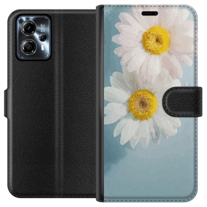 iSecrets - Plånboksfodral till Motorola Moto G13 med Sommarblommor