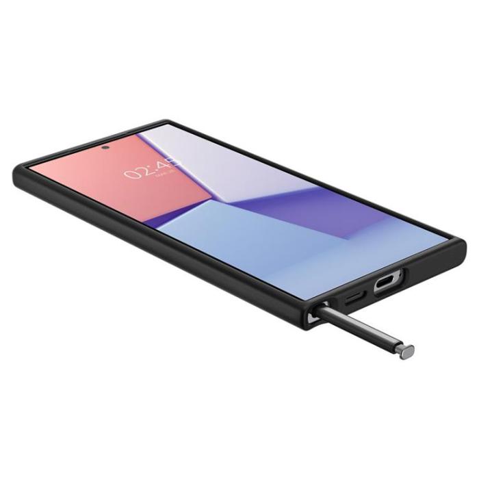 Spigen - Spigen Galaxy S24 Ultra Mobilskal Enzo Aramid - Svart