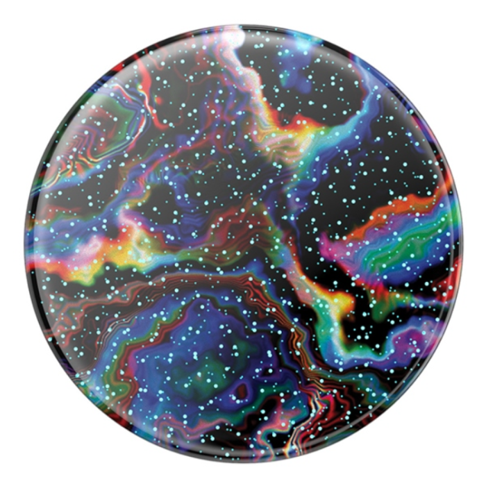 PopSockets - PopSockets Glitter Rainbow Void Mobilgrip och stativ 806194