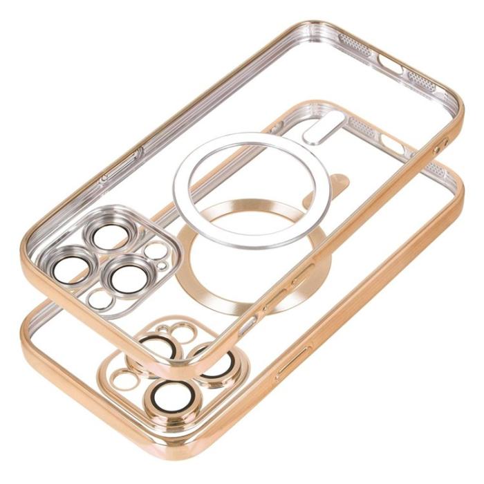 A-One Brand - Mobilskal För iPhone 18 Pro Max/17 Pro Max Magsafe Electro - Guld