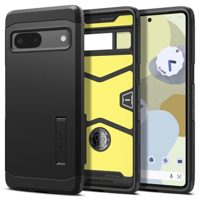 UTGATT - Spigen Google Pixel 7 Skal Tough Armor - Svart