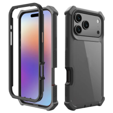 A-One Brand - iPhone 17 Pro Max Mobilskal TPU + PC Shockproof - Svart