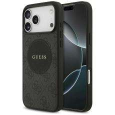 Guess - Guess iPhone 17 Pro Max Mobilskal MagSafe 4G Circle Classic Logo - Svart