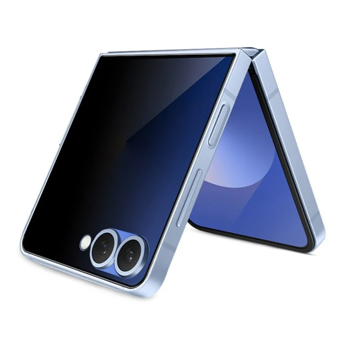 Imak - IMAK Galaxy Z Flip 7 Härdat Glas Skärmskydd Bak Anti Spy