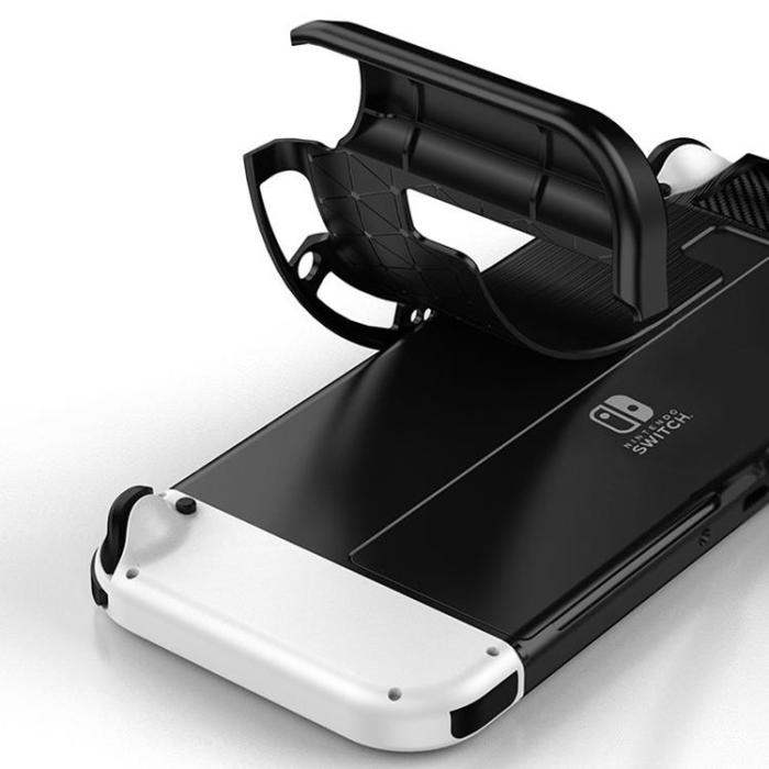 UTGATT - Carbon TPU Skal Nintendo Switch OLED - Svart