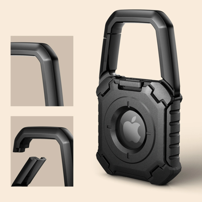 Tech-Protect - Tech-Protect Apple Airtag 1/2 Kevlar - Svart