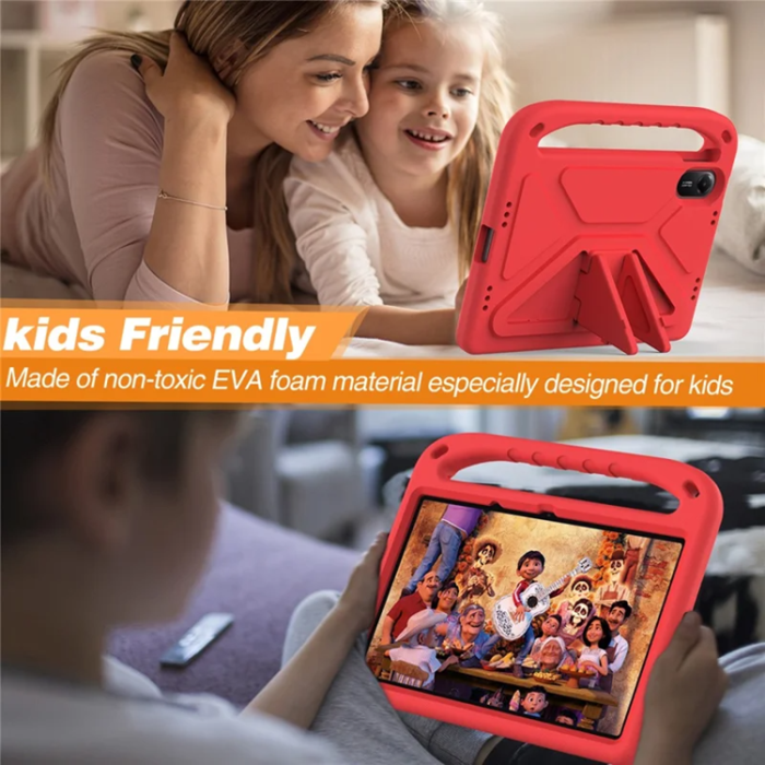A-One Brand - Xiaomi Redmi Pad 2 Skal EVA Handgrepp Kickstand - Röd