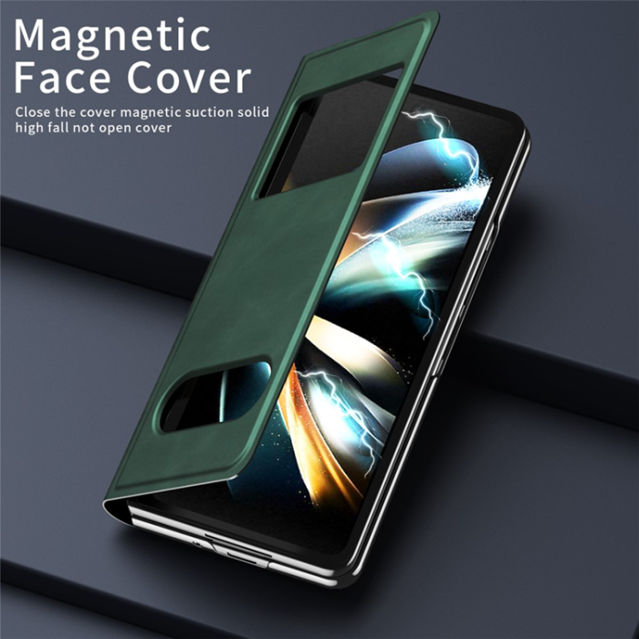 A-One Brand - Galaxy Z Fold 6 Mobilskal View Window - Grön