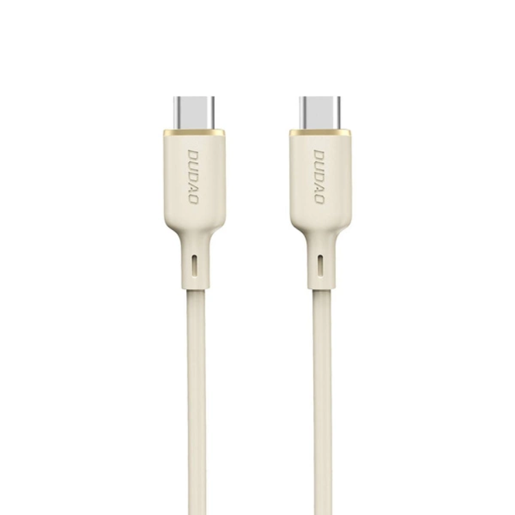 Dudao USB-C till USB-C kabel 2m - Beige | 3541 | AlltMobil