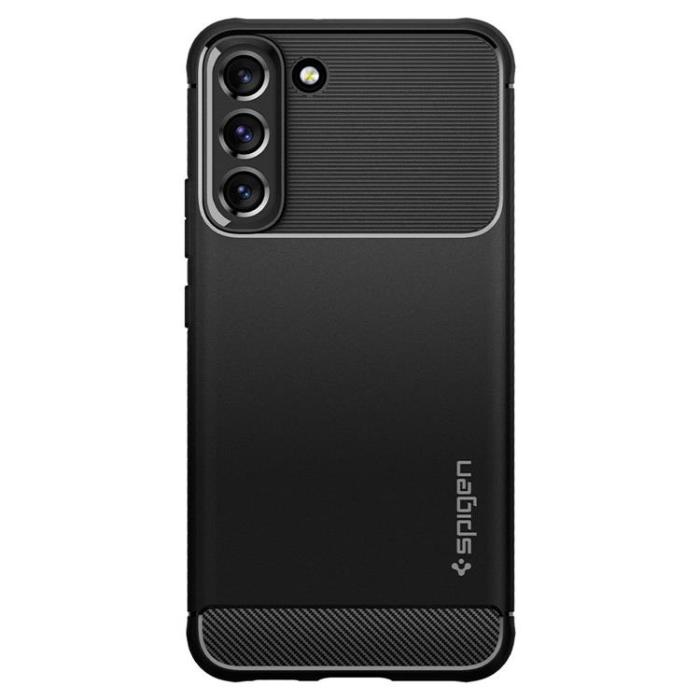 Spigen - Spigen Rugged Armor Skal Galaxy S22 - Matte Svart