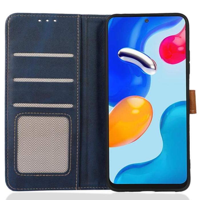 A-One Brand - OnePlus Nord 2T 5G Plånboksfodral Dual Magnetic - Blå