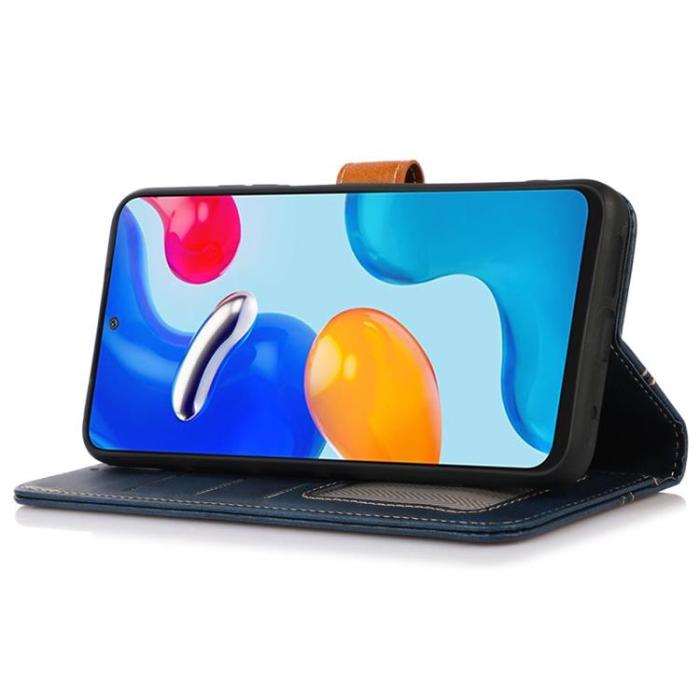 A-One Brand - OnePlus Nord 2T 5G Plånboksfodral Dual Magnetic - Blå