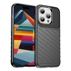 OEM - iPhone 15 Pro Mobilskal Twill Thunder - Svart
