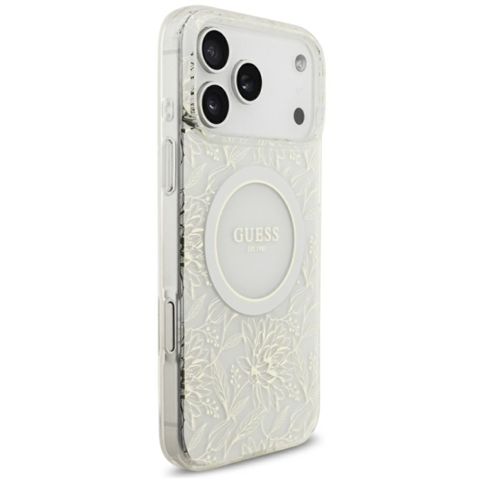 Guess - Guess Mobilskal För iPhone 18 Pro Max/17 Pro Max Magsafe IML Flowers Allover