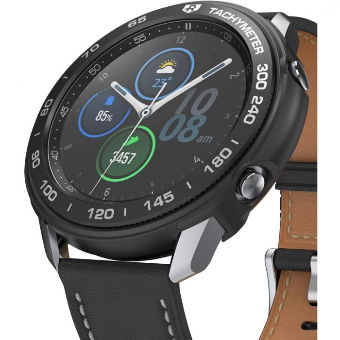 UTGATT5 - RINGKE Air & Bezel Styling Galaxy Watch 3 (45mm) - Svart