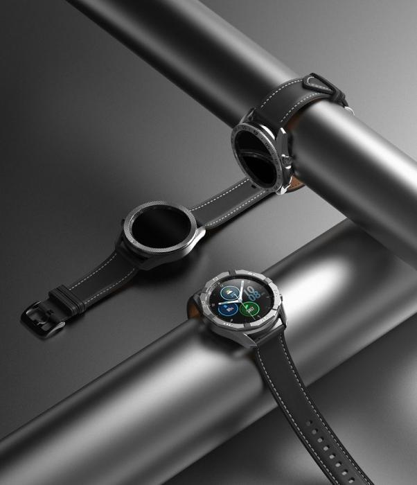 UTGATT5 - RINGKE Bezel Styling Galaxy Watch 3 (45mm) - Stainless Black