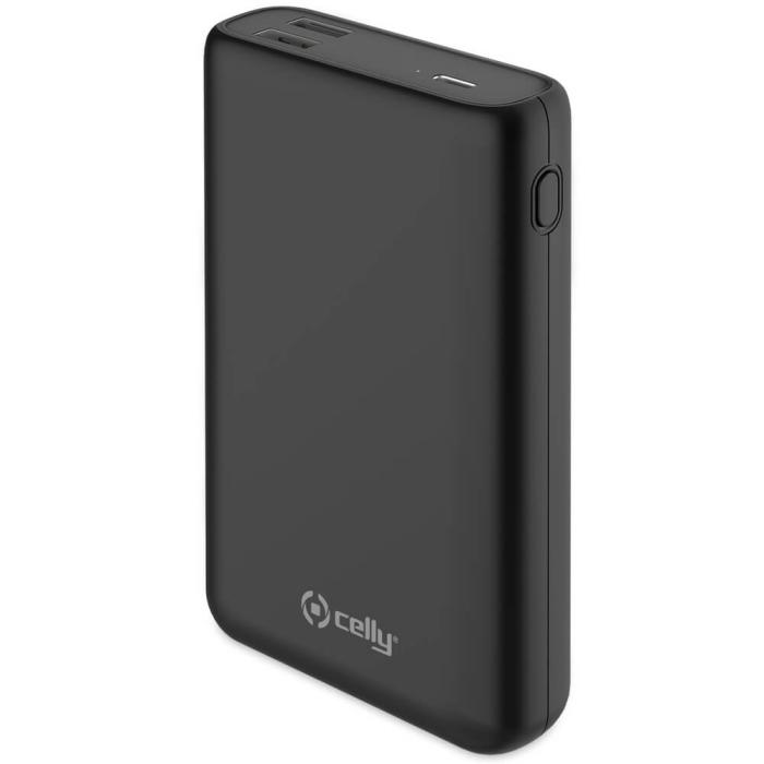 UTGATT5 - Celly PowerBank PD 45W / QC3.0 18W 15.000 mAh Svart