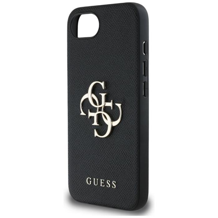 Guess - Guess iPhone 16e Mobilskal Grained Big 4G Small Classic Logo