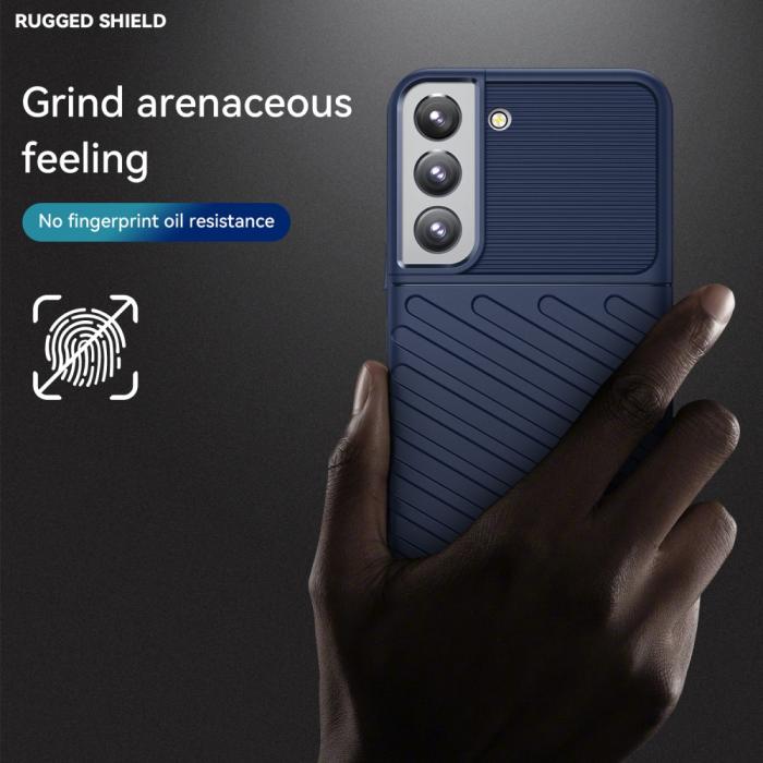 OEM - Thunder Twill Skal Galaxy S22 5G - Blå