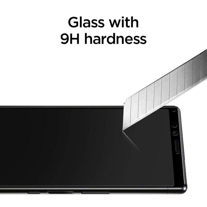UTGATT5 - Spigen Härdat Glas Fc Sony Xperia 1 Svart
