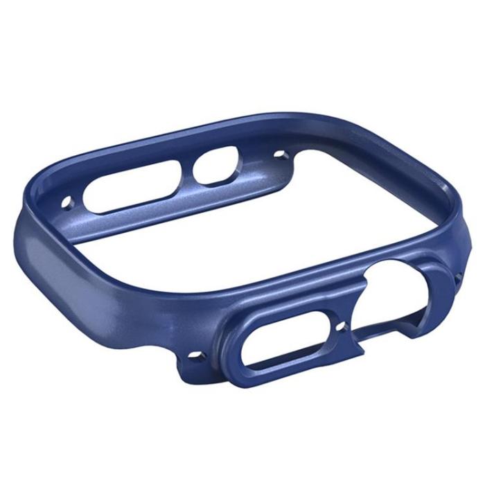 OEM - Apple Watch Ultra (49mm) Skal Rubberized PC - Midnight Blå