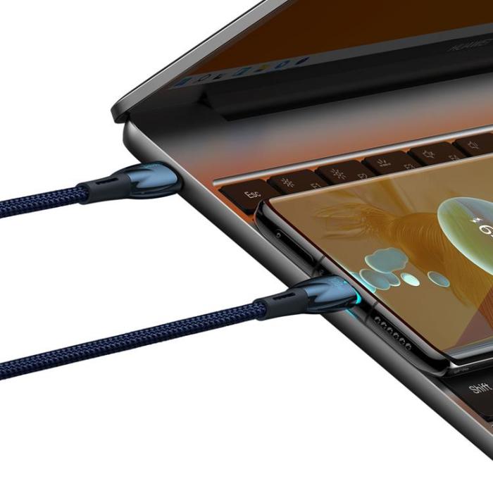 UTGATT1 - Baseus USB-C till USB-C Kabel 100W - Blå